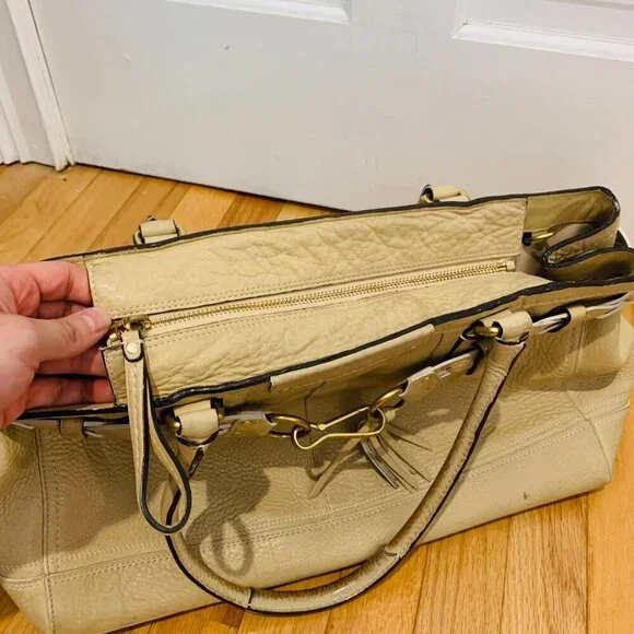 Coach Y2K 2000 Hobo Hamptons Leather Tassel Shoulder Bag No. 10529